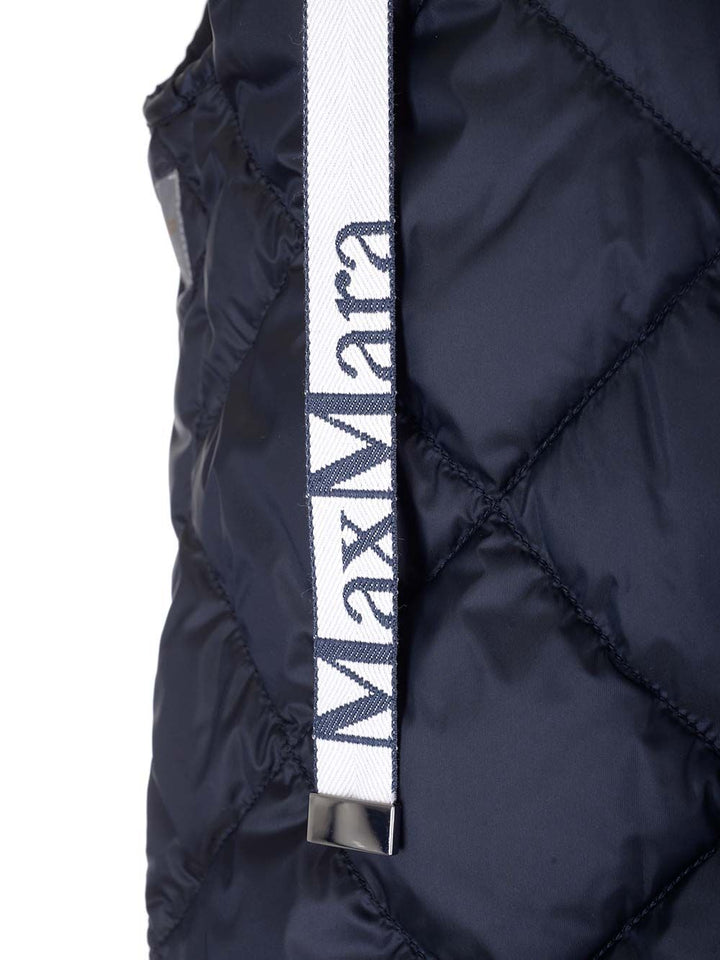 Max Mara The Cube Down Padded Vest Jackets - Blue | 97a733ff875c4dd438051ff86817cb69bb09bdfc
