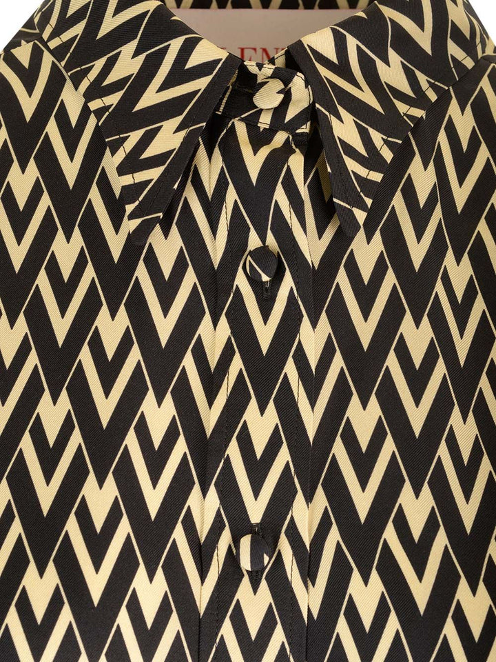 Valentino Garavani Toute La V Twill Shirt Shirts - Multicolor | e620d3a65d9beafc30734746c3fd81460362c3c3