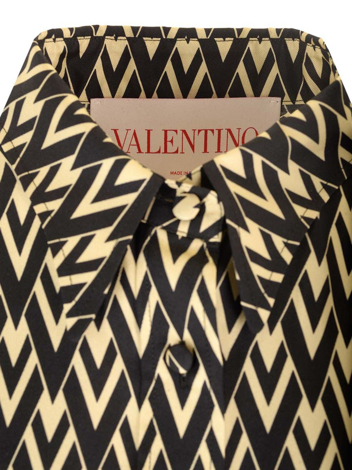 Valentino Garavani Toute La V Twill Shirt Shirts - Multicolor | 5bb1a4275a7e676dbfef42f168167e39e2256f61