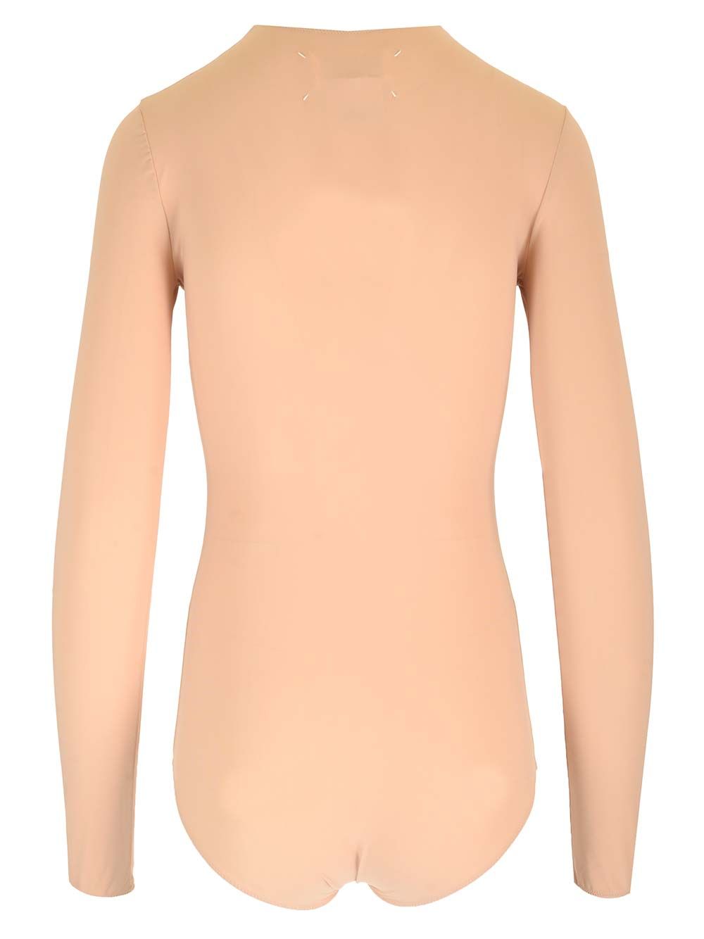 Maison Margiela Long Sleeved Bodysuit Tops - Rose | 1a04d2e29ffb8c93cd1fbec25dfc195720bdab74