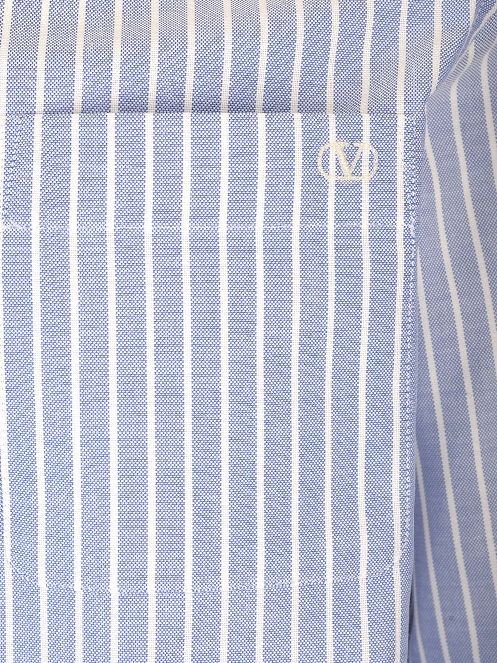 Valentino Garavani Oxford Shirt Shirts - Light blue | 65a2941707eb3cc303ef0e28f53da5e4d9bd4adf