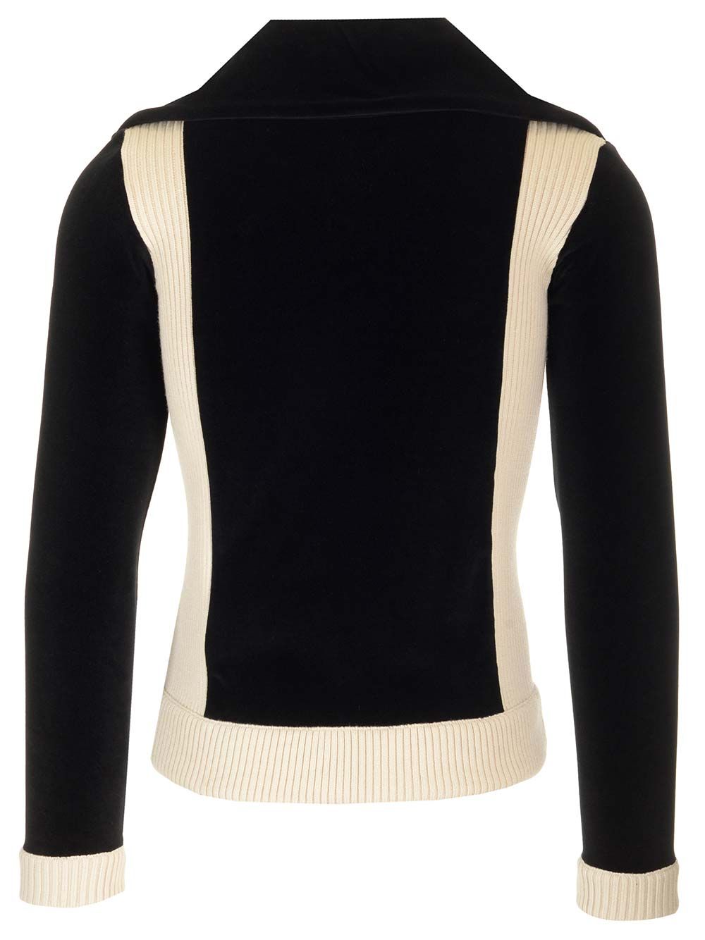 Valentino Garavani Chenille Sweatshirt With Patch Jackets - Black | f2314e78bd24879b68accbdea6ad39f239a9570a