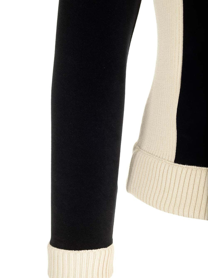 Valentino Garavani Chenille Sweatshirt With Patch Jackets - Black | 8c7c196a09e05d065b3d6270847776553ccec104