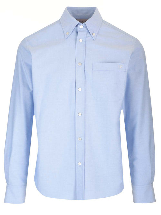 Button-Down Shirt Shirts Light Blue