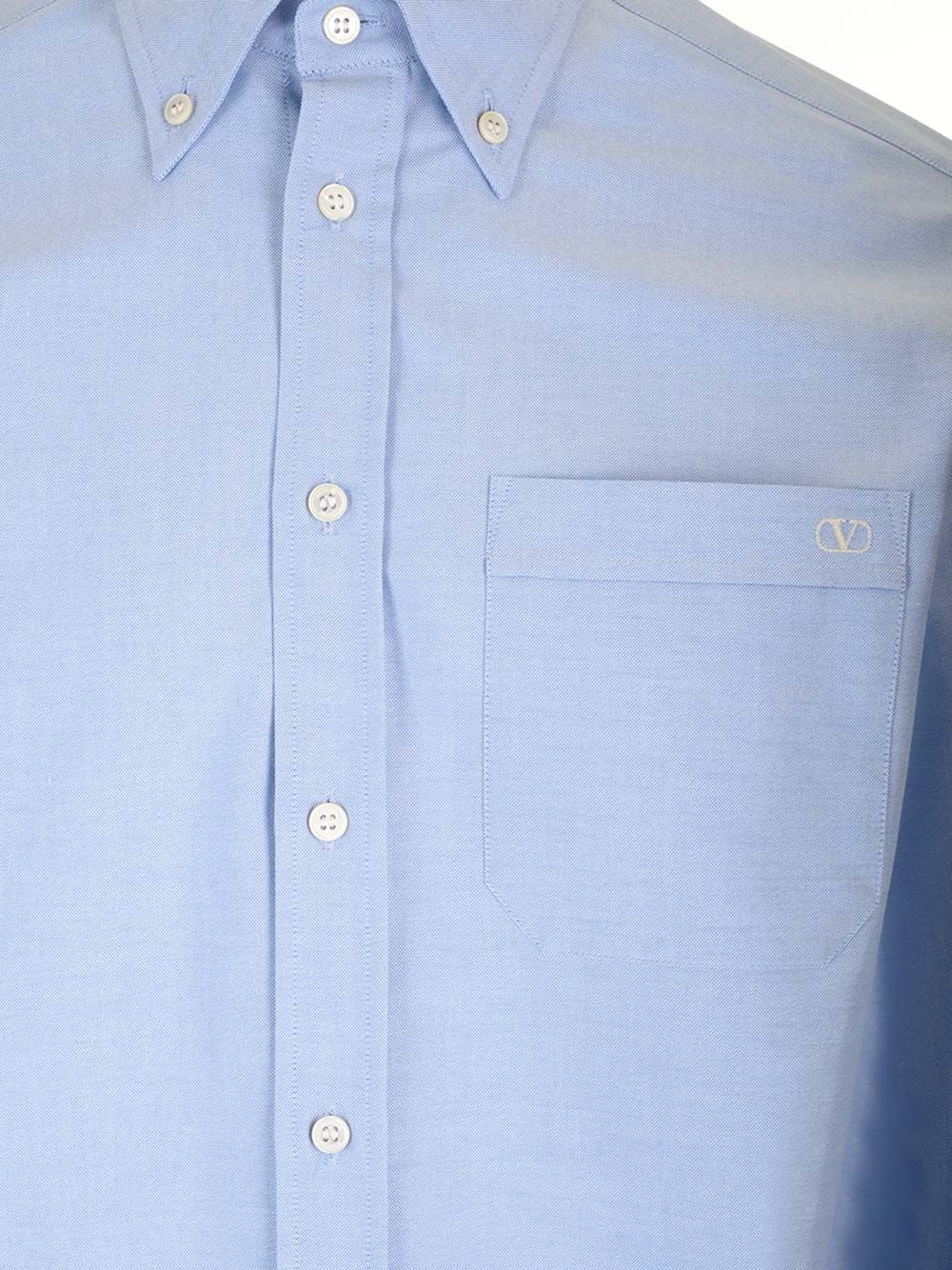 Valentino Garavani Button-Down Shirt Shirts - Light blue | 6a43a0ff79d47b436d9bdaa09dd0642b60f824dd