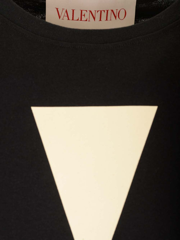 Valentino Garavani Chez Valentino T-Shirt - Black | 106044faf12d308b99829247c371fe60e849e626