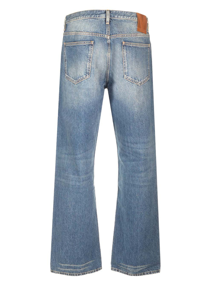 Valentino Garavani Stonewashed Denim Jeans - Blue | 5f3d870e73f4348fca8a5e41d5d9148637c770b3