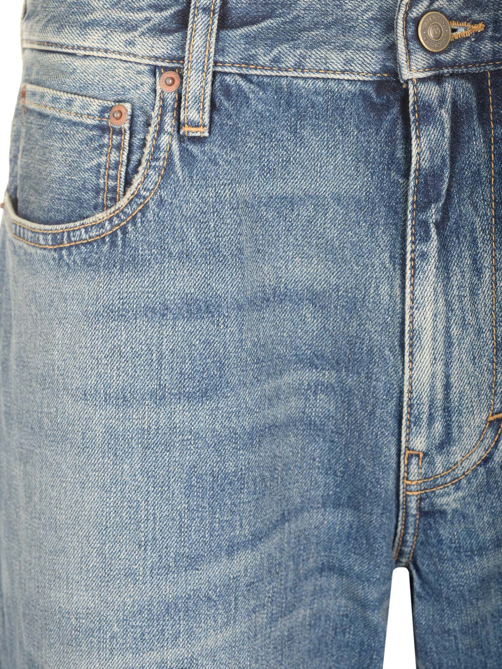 Valentino Garavani Stonewashed Denim Jeans - Blue | 0339e58ff69aa071096ee79cb0f9532eaf97606b