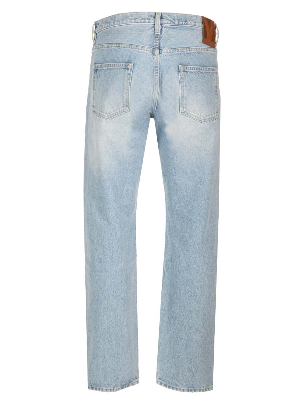 Valentino Garavani Stonewashed Denim Jeans - Light blue | 453ffe2080908570c6503baa58fdd5a61346cc7f