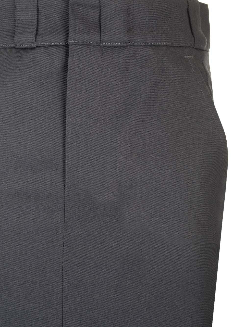 Maison Margiela Cotton Gabardine Midi Skirt Skirts - Grey | 309d216d51110f47a2111d2309f938c5955a9745