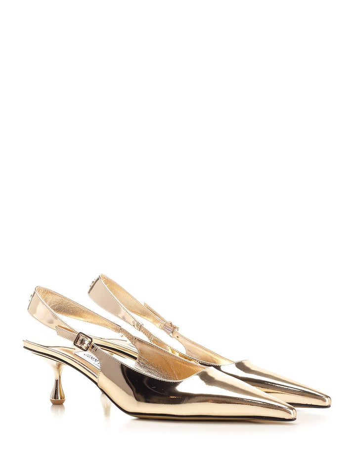 Jimmy Choo Amel Pumps - Gold | bcbafb91fb18e182084fed038b1ff20daf21ba0a