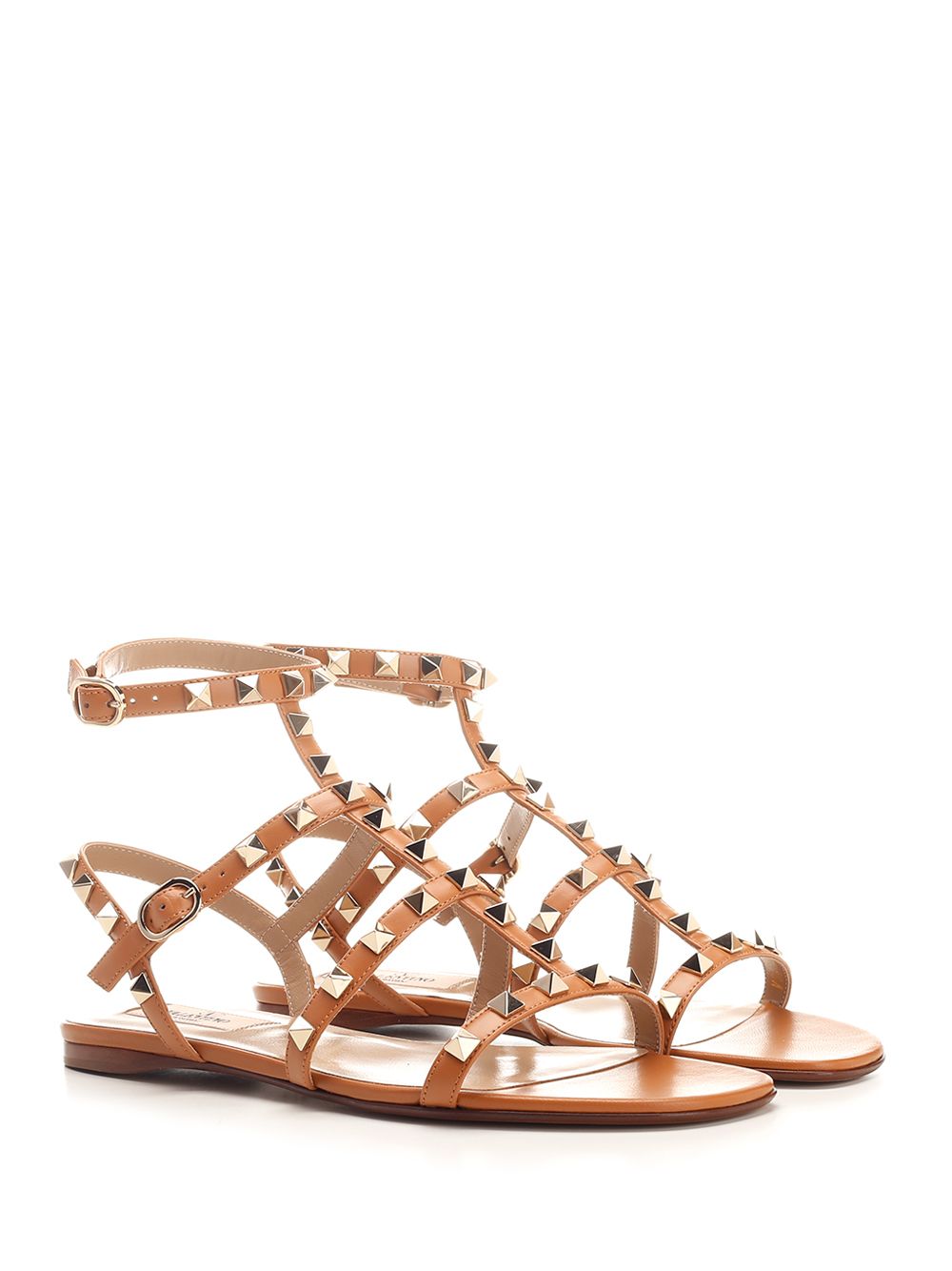Valentino Garavani Rockstud Sandals - Beige | cc694ed73be9d940feb3b3a94018525a7c0d2c6e