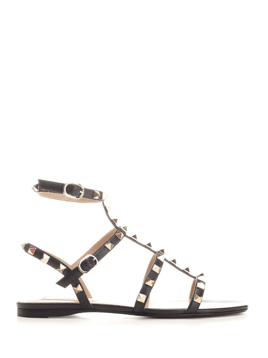 Rockstud Sandals Black