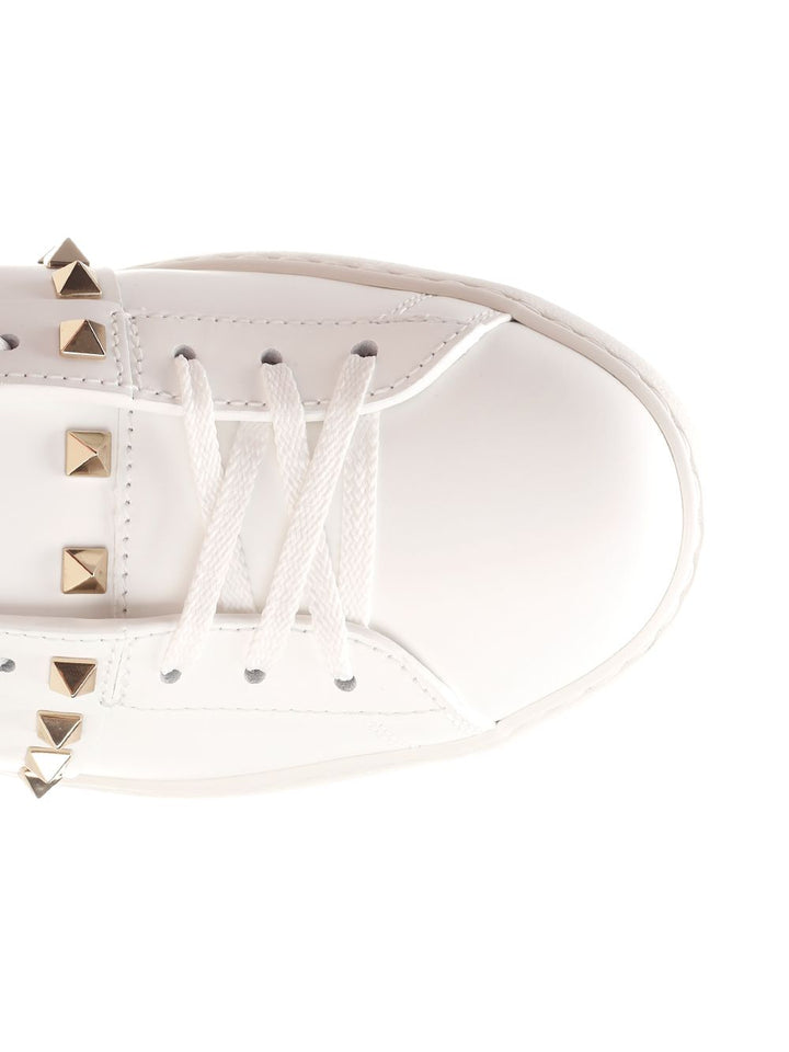 Valentino Garavani Rockstud Untitled Sneakers - White | 3824de859ecddff4e9ccd19f3b4ddf85b4d7667d