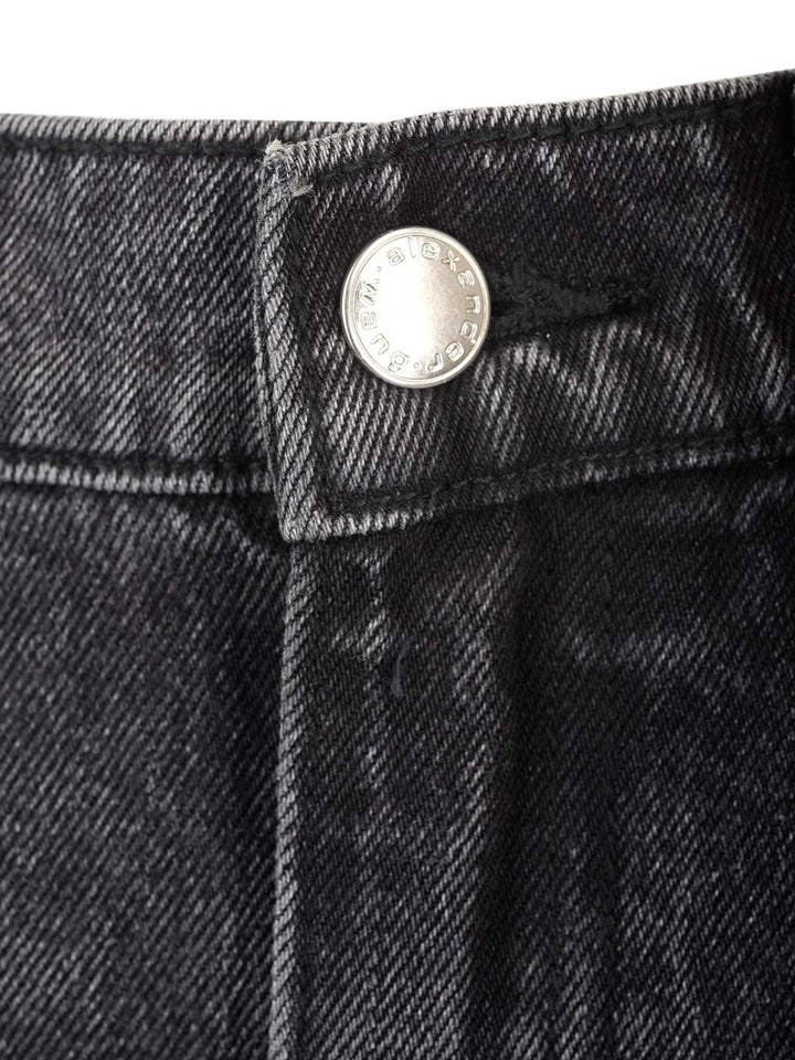Alexander Wang Slouchy Fit Jeans Trousers - Grey | 362f97795e7179749bc1a6a862f93893e9e7c323