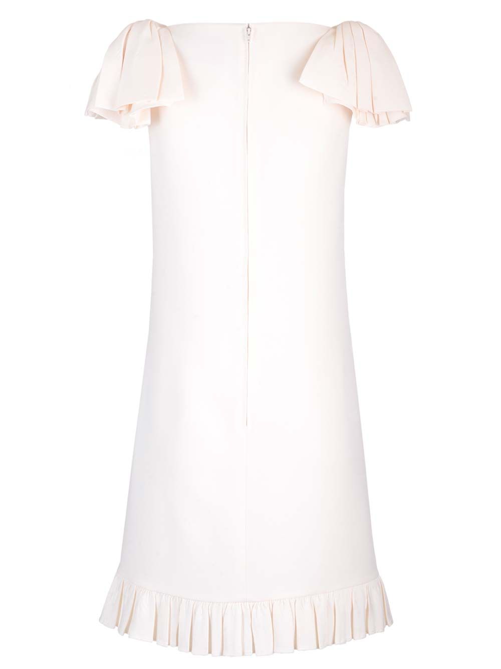Valentino Garavani Crepe Couture Mini Dress Dresses - White | 31e1f55c2190a5d0eccdd21528cf43e60f1b42ea