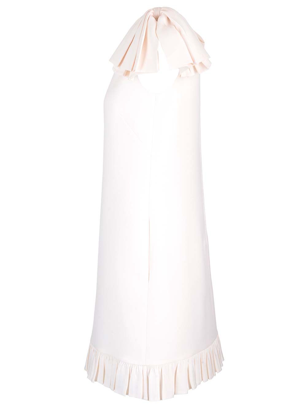 Valentino Garavani Crepe Couture Mini Dress Dresses - White | aeddcaced588d861564a1276b519edcd37f5957b