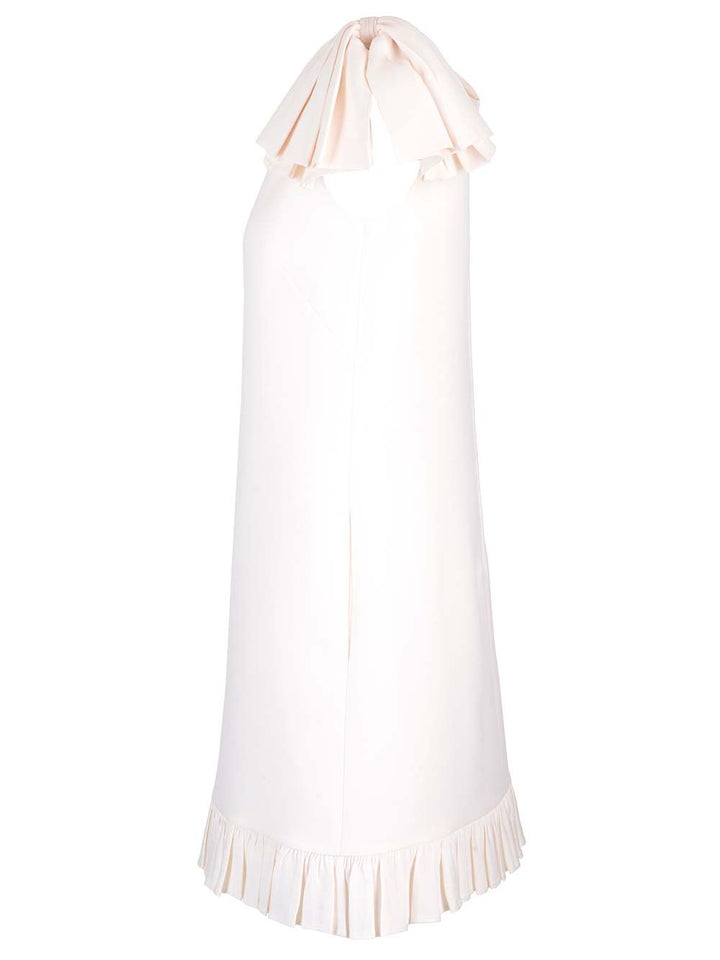 Valentino Garavani Crepe Couture Mini Dress Dresses - White | aeddcaced588d861564a1276b519edcd37f5957b