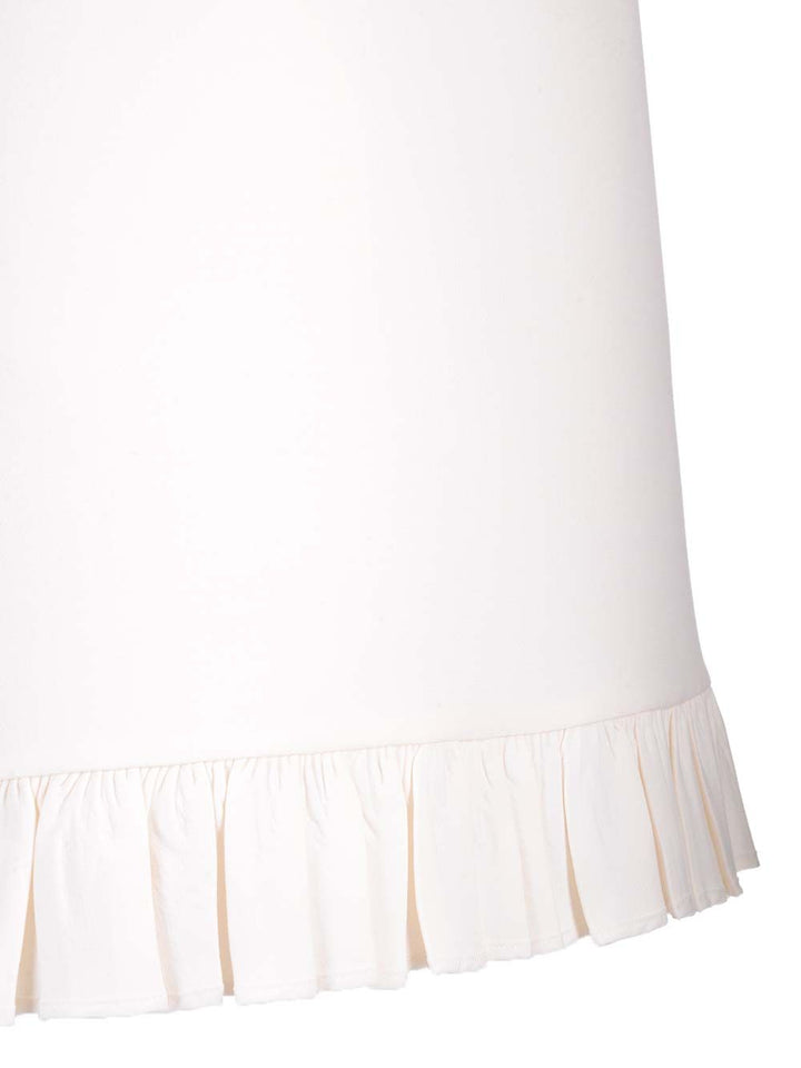 Valentino Garavani Crepe Couture Mini Dress Dresses - White | dd0df10b43a61de49b8928accbb3b8a85176d442