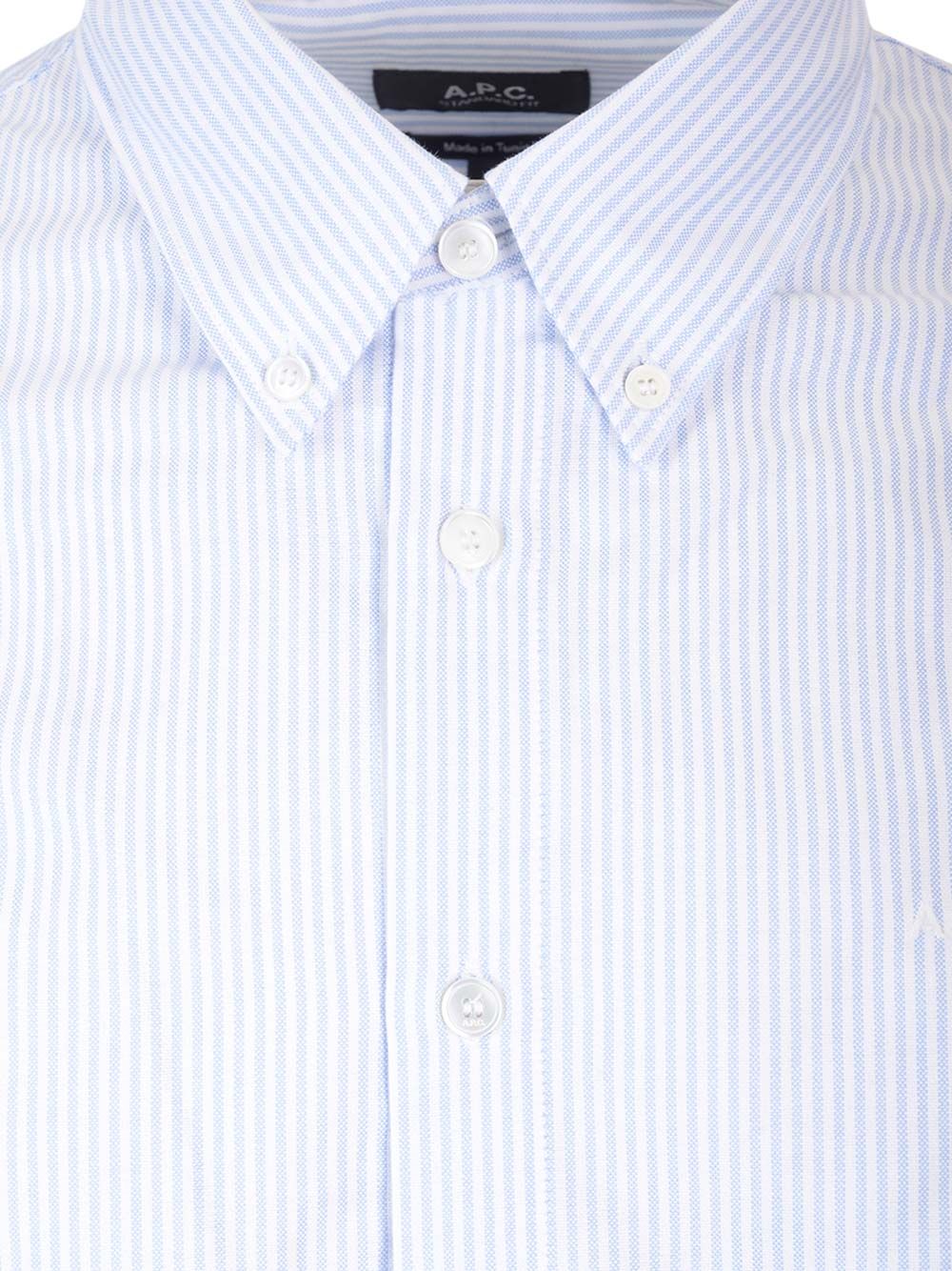 A.P.C. Greg Shirts - Light blue | f4f426676caacfaae50b0fc964c271eae20b819a