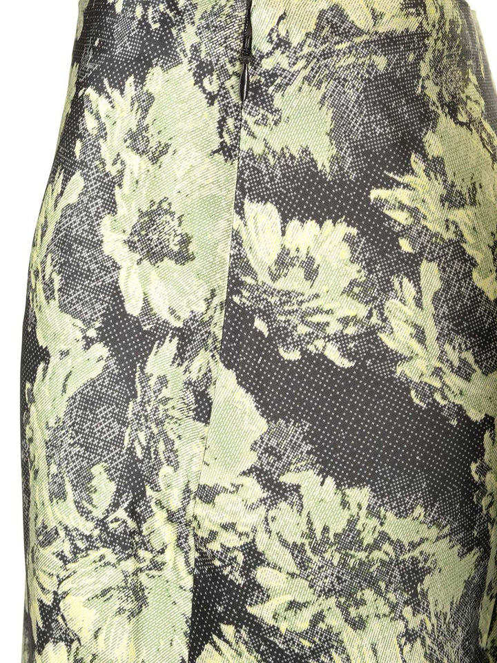 Tory Burch Satin Midi Skirt Skirts - Green | e044326c9aee2eceac105359e73fbd75f756b468