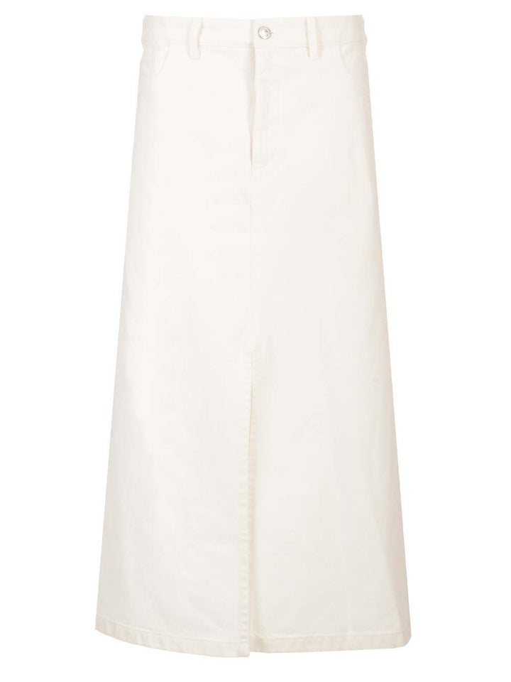 A.P.C. Georgia Skirts - White | c8e8dfe499522b04e8d969560e7c09a91231039a