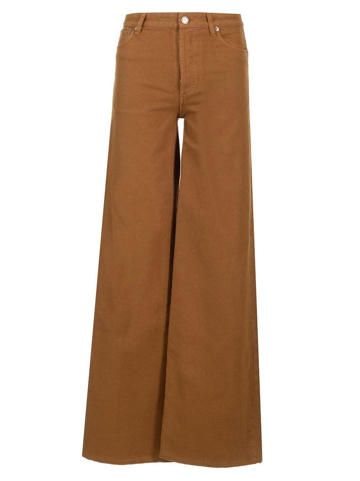 A.P.C. Elisabeth Trousers - Brown | a85658cddbc5e9fea5ed94ea19c77f498127e7d6