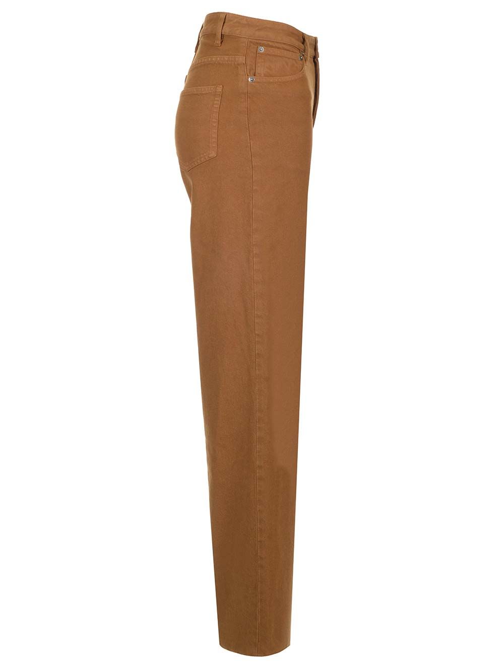 A.P.C. Elisabeth Trousers - Brown | 7d7b20224d1d6d1b27334b58f38f1928ca5cb283
