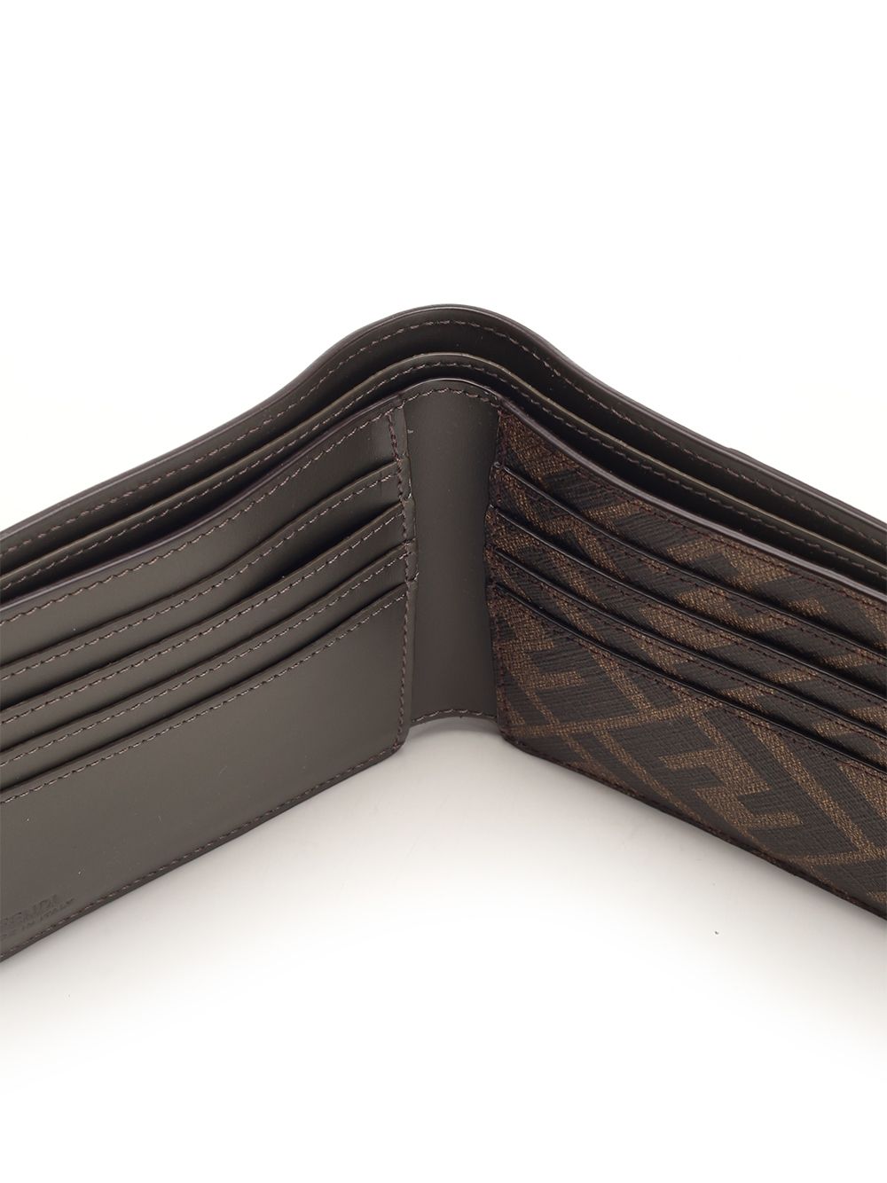 Fendi Squared Ff Wallets - Brown | f3d2267401cf20a9f011442fbbdbc530e808d43d