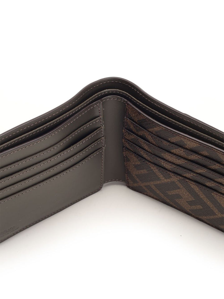 Fendi Squared Ff Wallets - Brown | f3d2267401cf20a9f011442fbbdbc530e808d43d