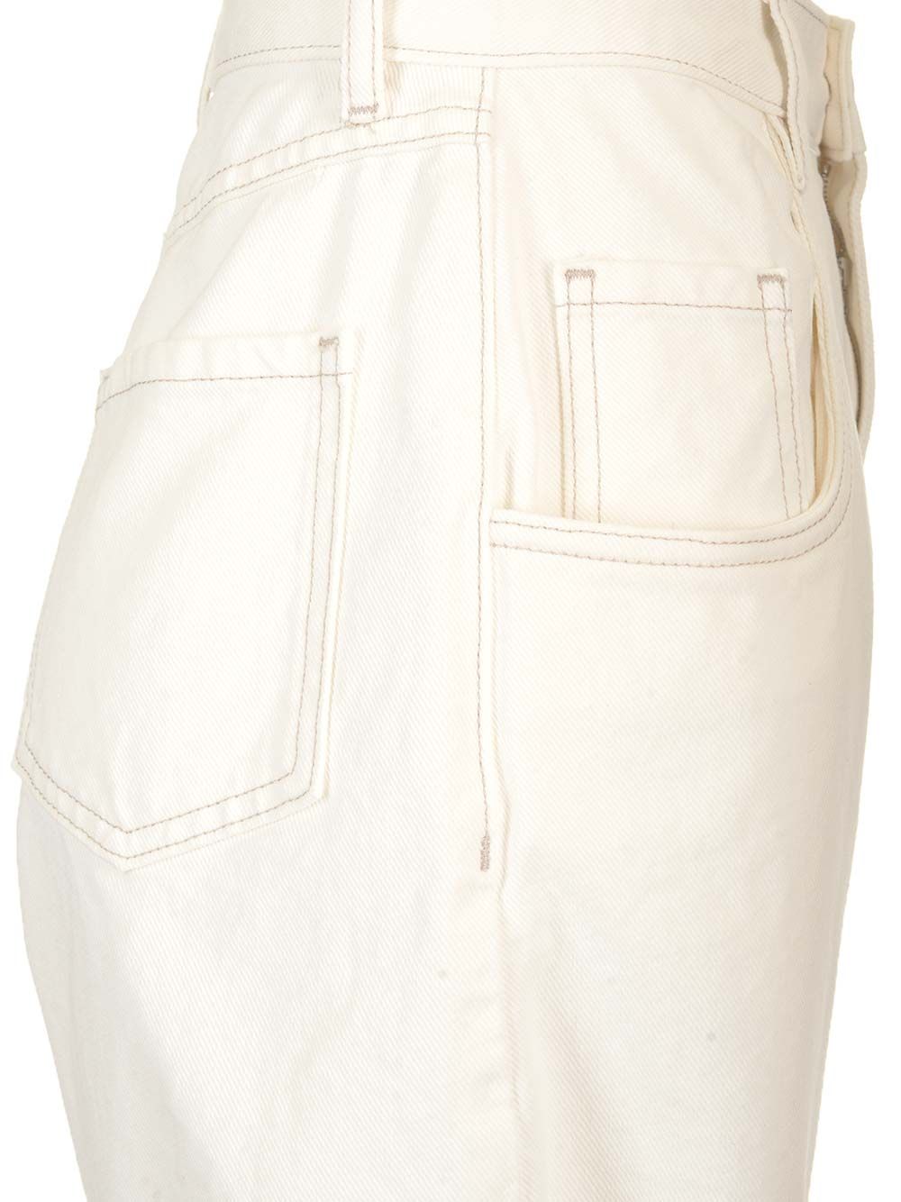 Maison Margiela Cut Out Jeans - White | fbb9f3724dc0cf9b6c6f2f07c217a03971d96dc1