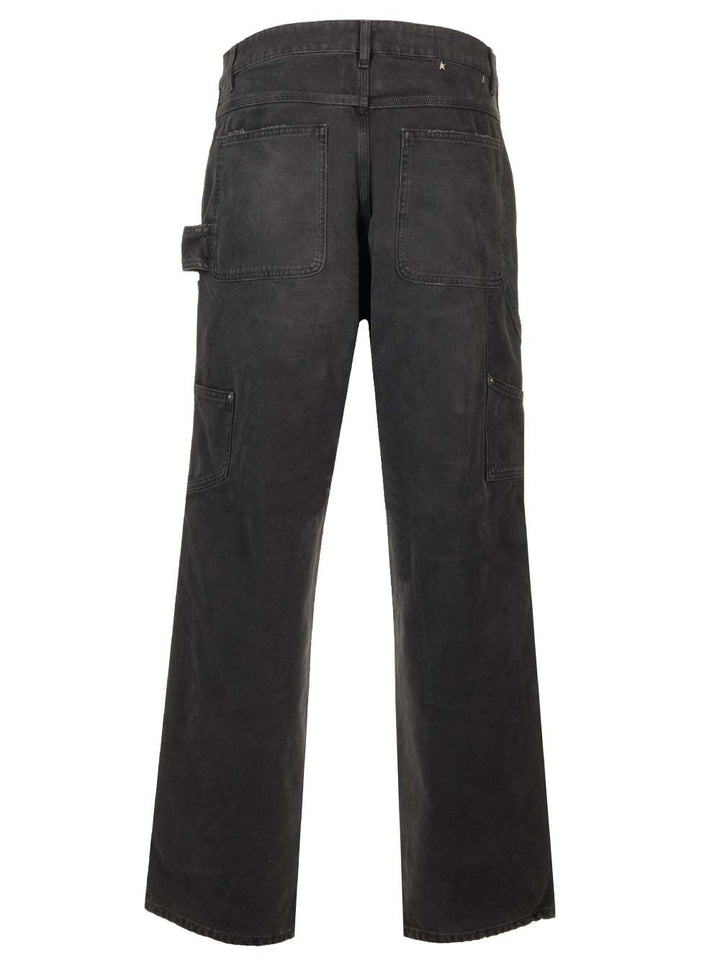 Golden Goose Deluxe Brand Distressed Cotton Jeans - Black | 8cf2277594bbb6c5f5f713701bb3c67c50301cea