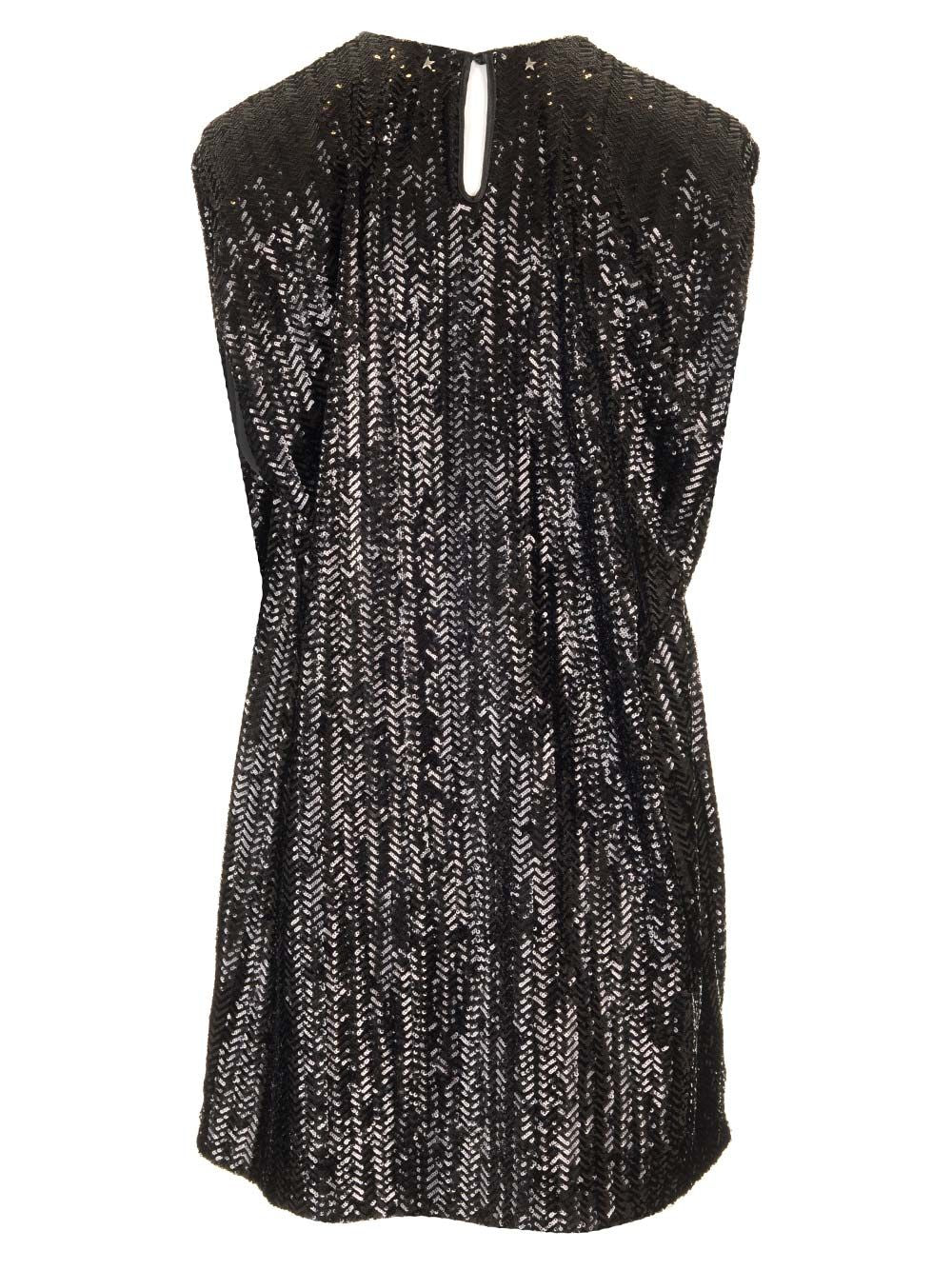 Golden Goose Deluxe Brand Full Sequins Short Dress Dresses - Black | ccdd970a83f9fd26702f06631bd3410bb8a4bf58