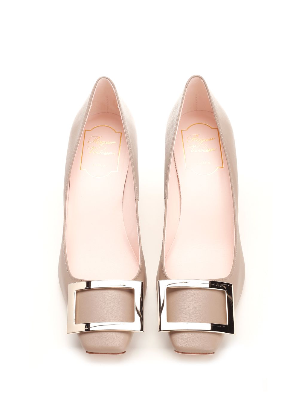 Roger Vivier Belle Vivier Pumps - Beige | a454caa1751411ece4b4e6b7fdd58c0f7ab84612