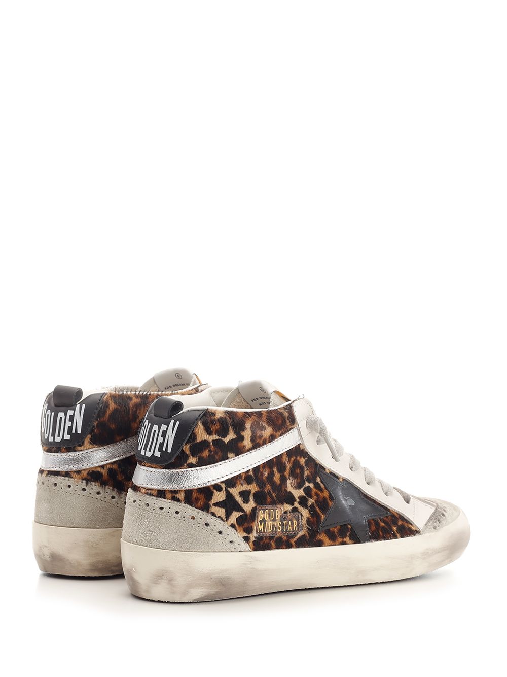 Golden Goose Deluxe Brand Mid Star Sneakers - Animalier | 5a48e5d573feb7eba7b45ad1fbc7d475da99aa3b