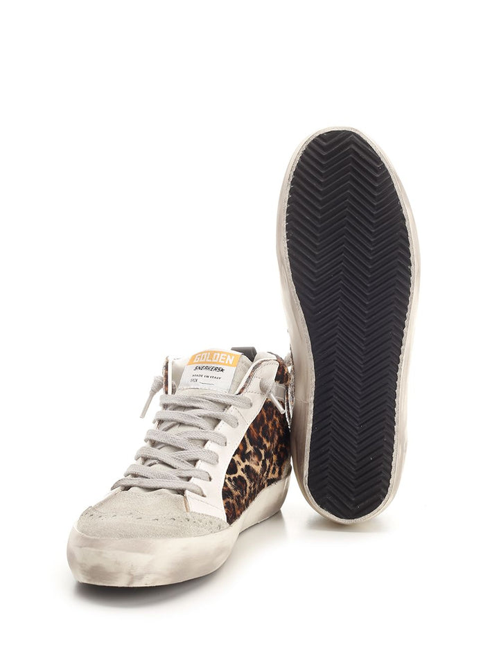 Golden Goose Deluxe Brand Mid Star Sneakers - Animalier | bb581994af50894b4d08608f5aef31723ac76c6b