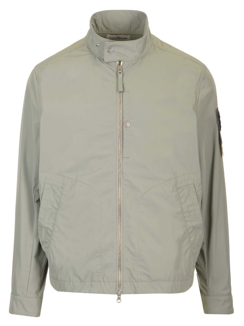 Stone Island Nylon Biker Jacket Jackets - Green | bb69f19eb3c853739580769b7a19b98d7a2039b7