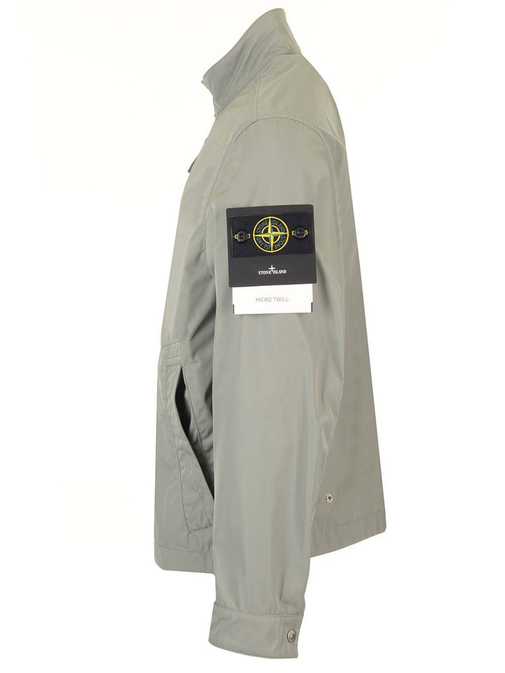 Stone Island Nylon Biker Jacket Jackets - Green | e71d7e6caf4db8a96106394e6021868edfee0878
