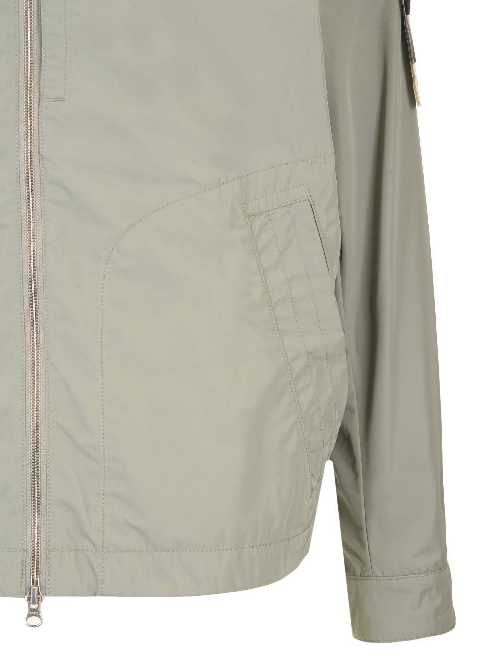 Stone Island Nylon Biker Jacket Jackets - Green | 35bfe6eb206018b16e609aae026dc67cf0e3b3de