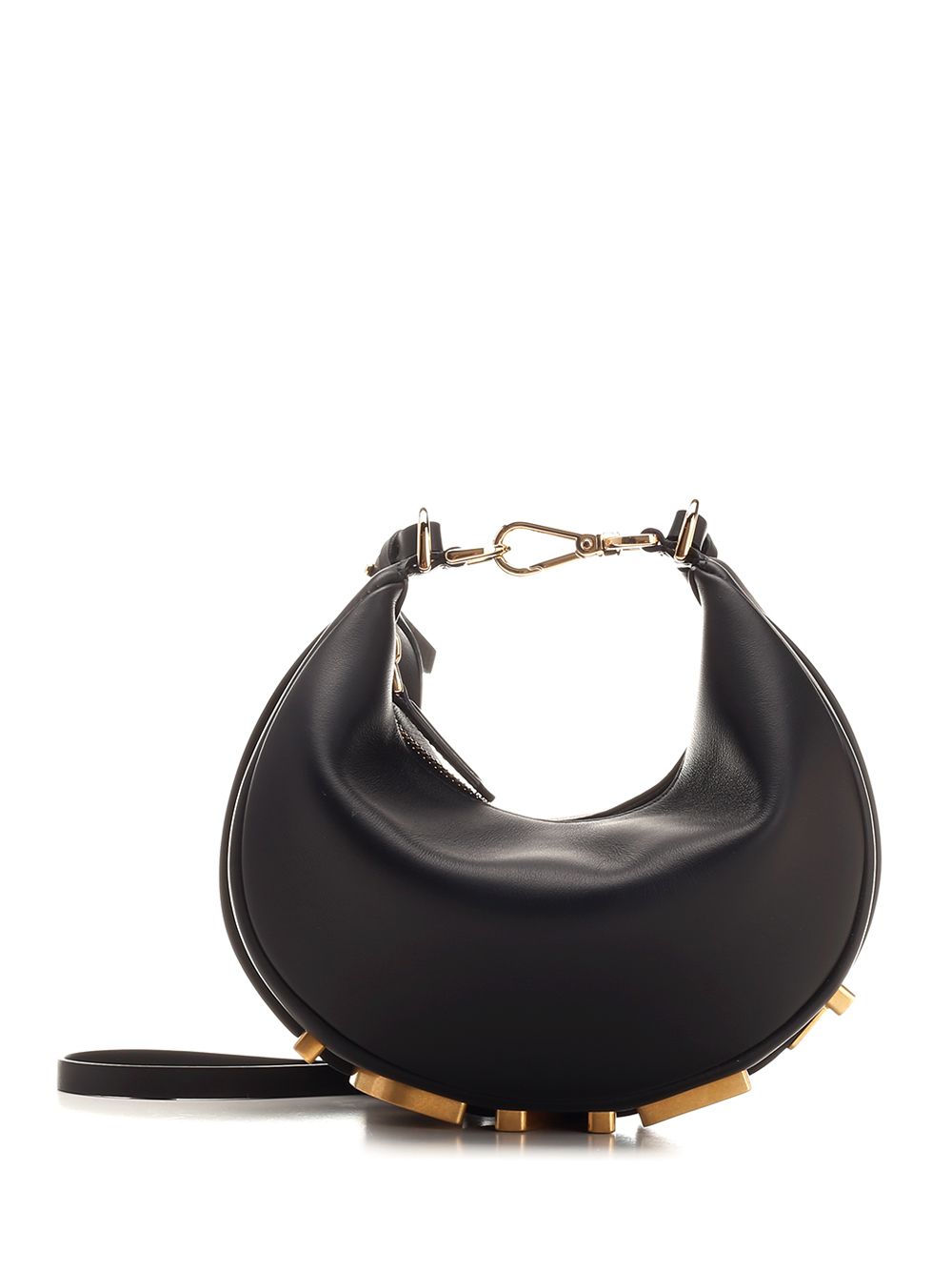 Fendi Fendigraphy Shoulder Bags - Black | a3a4db2c7443cac507674241846c8423cbdf8971