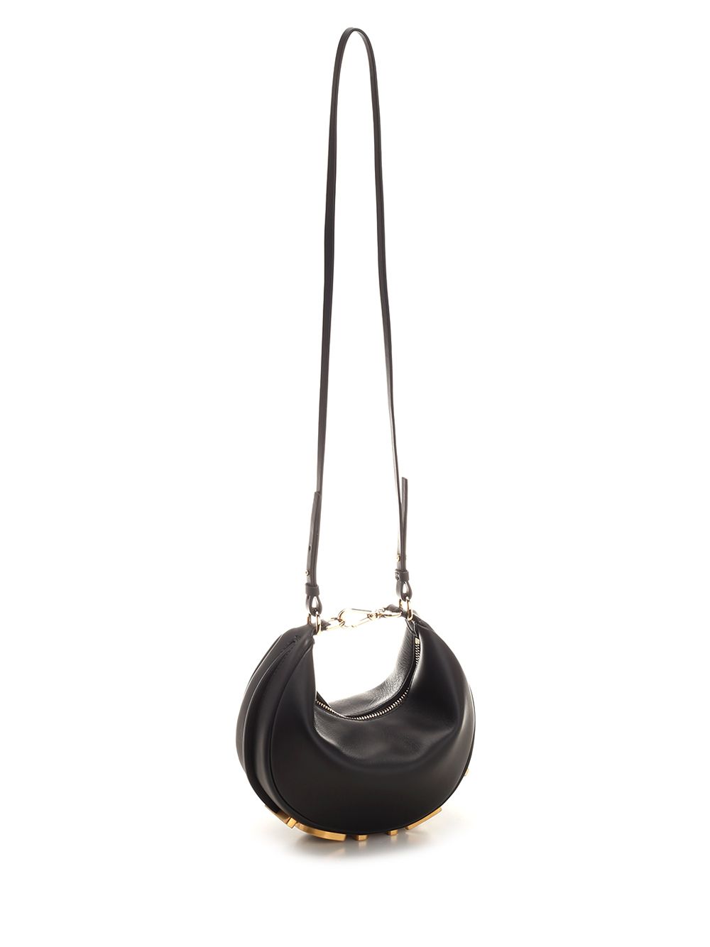 Fendi Fendigraphy Shoulder Bags - Black | 3f6b2d3c15eeb11d5a61cba1aad2ba4131f05fdc