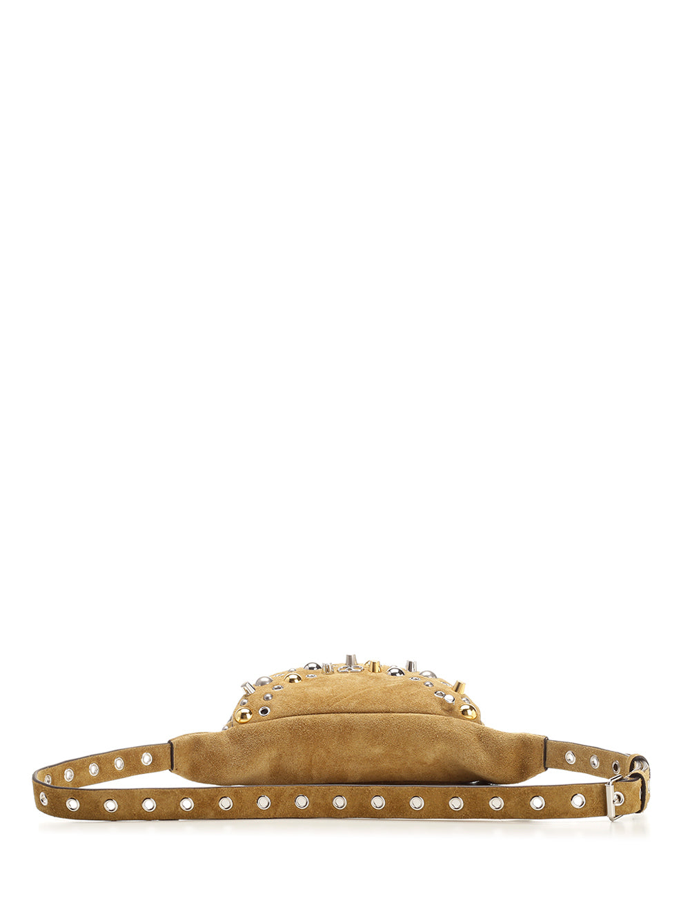 Valentino Garavani Nellcote Bum Bag In Suede Belt Bags - Brown | 11efffd61535d27f214deb8317d18c5d03e2ef8e