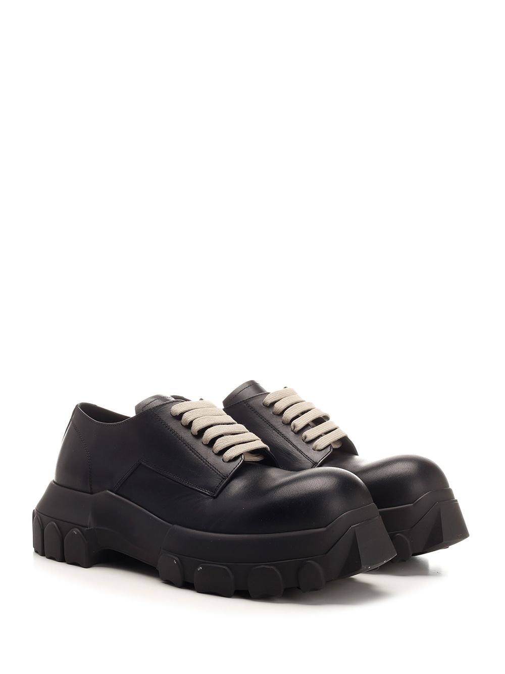 Rick Owens Bozo Tractor Lace-Up Shoes - Black | 79aee4c7df3945b1319d9934bdcbe1f6cdb93781