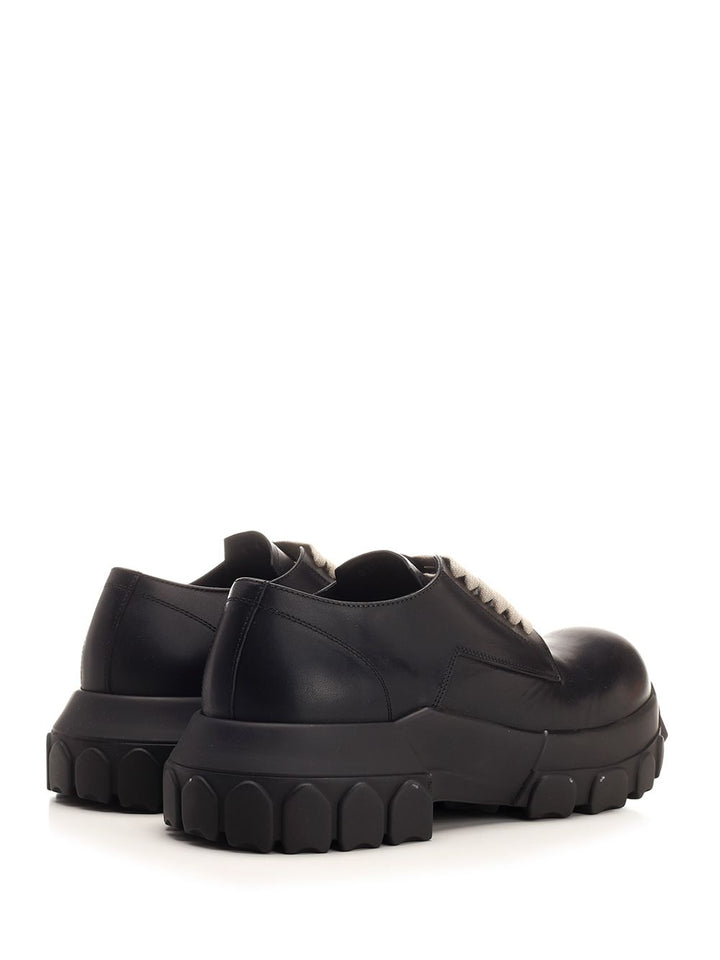 Rick Owens Bozo Tractor Lace-Up Shoes - Black | 30689d28eae00c6a61081aade6d29364dd285348
