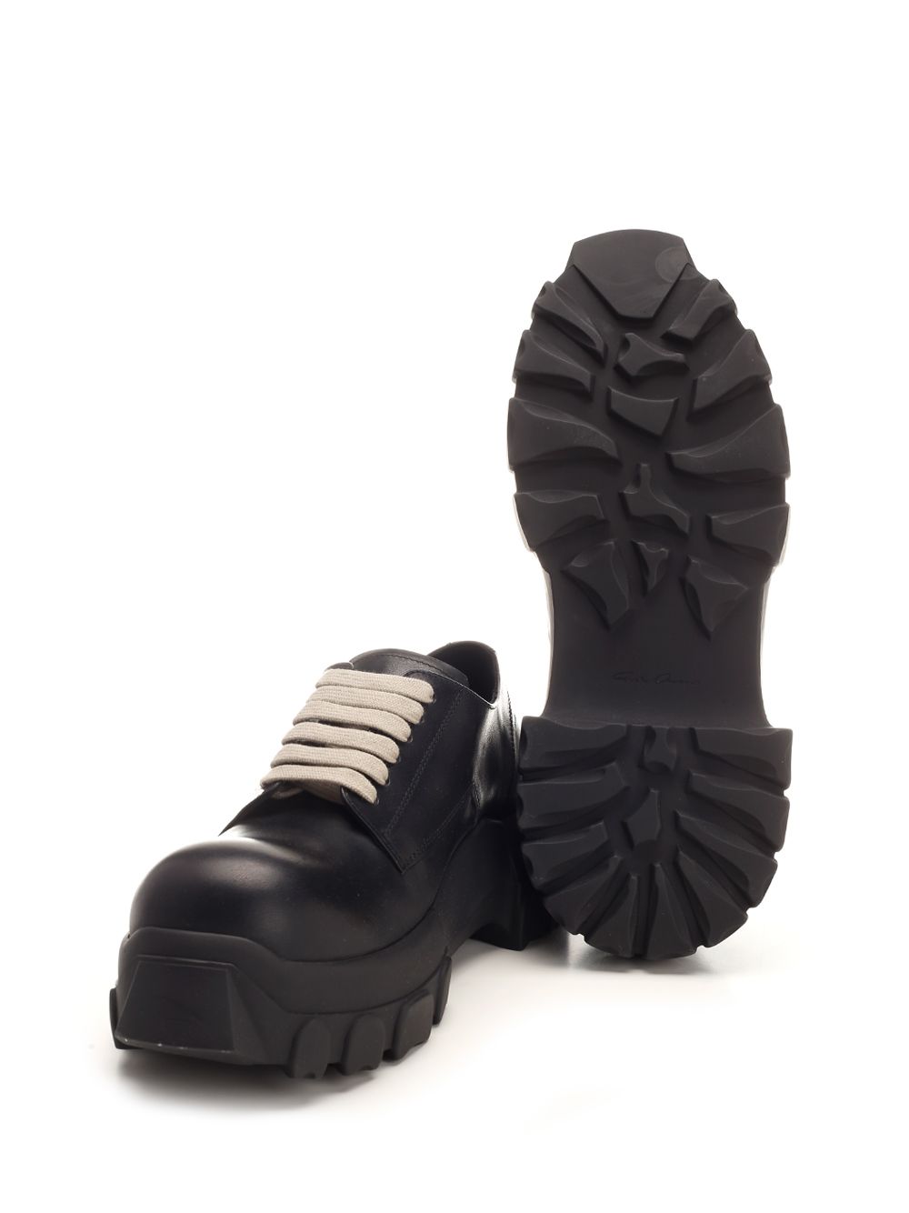 Rick Owens Bozo Tractor Lace-Up Shoes - Black | 72e02cff09d17a2548ff3cd6ea4989f926b3cc6f