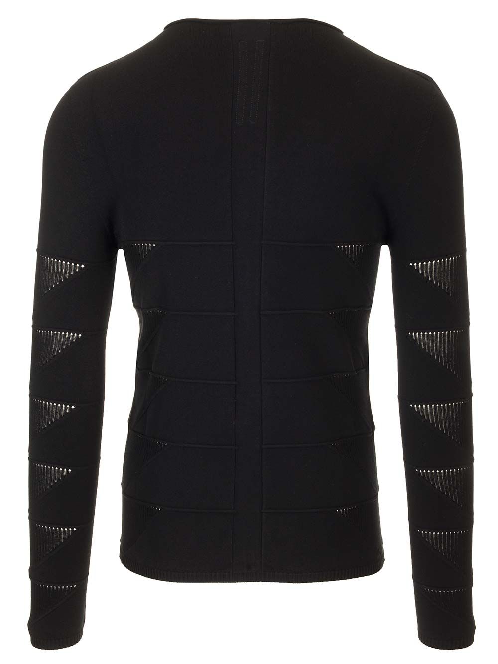 Rick Owens Long Sleeve Crewneck Knitwear - Black | 2ee8a8fd5a35dc8832d13d0f6f2f11e40285a147