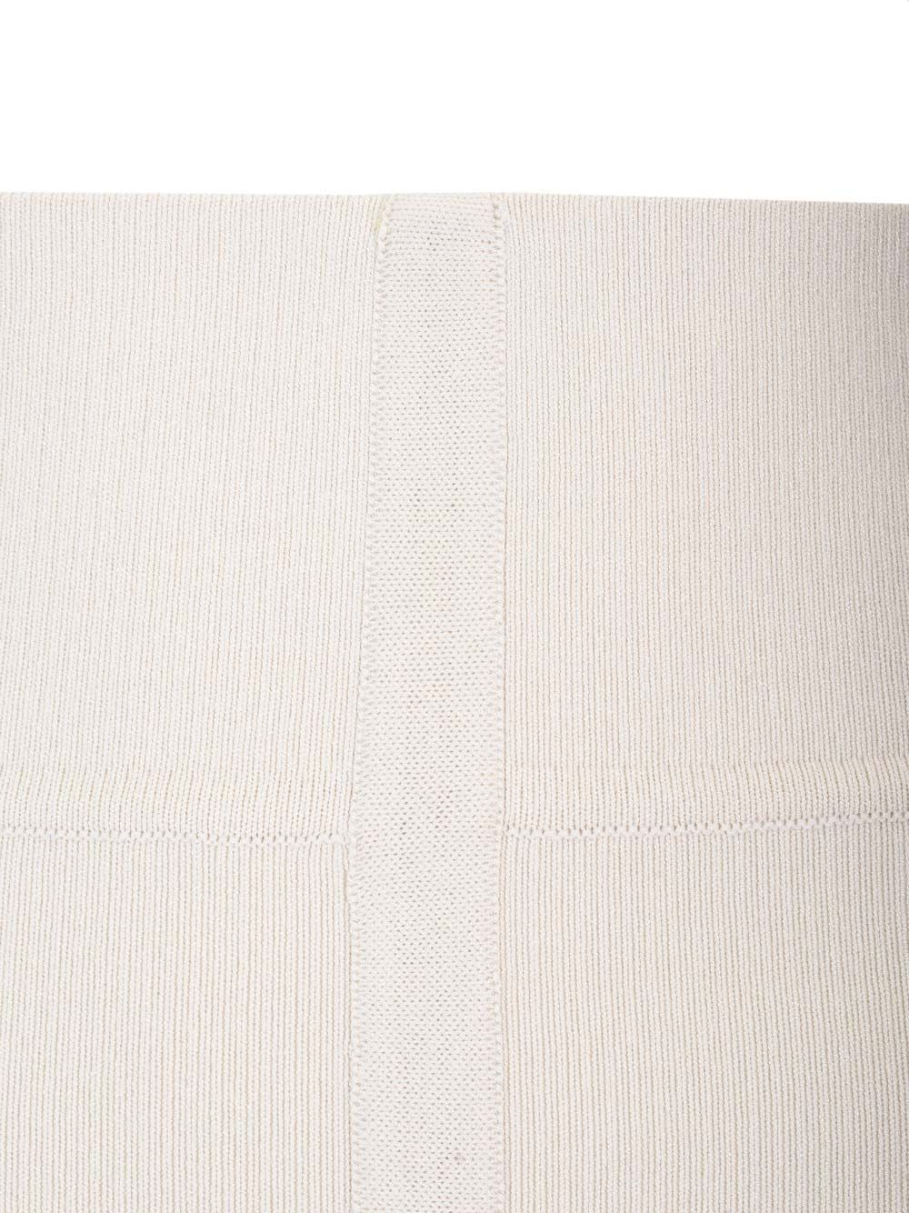 Rick Owens Knit Fitted Long Skirt Jackets - White | 8b1c09d9bcfb5bae2f2073fb29f4dbdd2a79972f