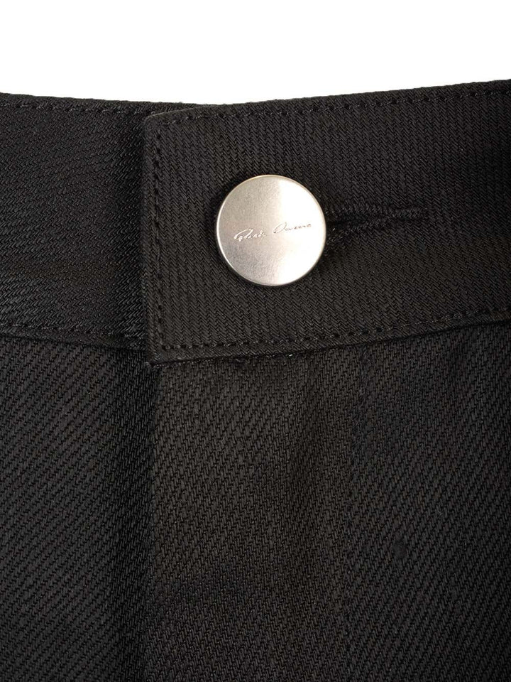 Rick Owens Linen Twill Long Skirt Skirts - Black | 7dc095790cda3e9fde52988a2d5fdca818e187bb