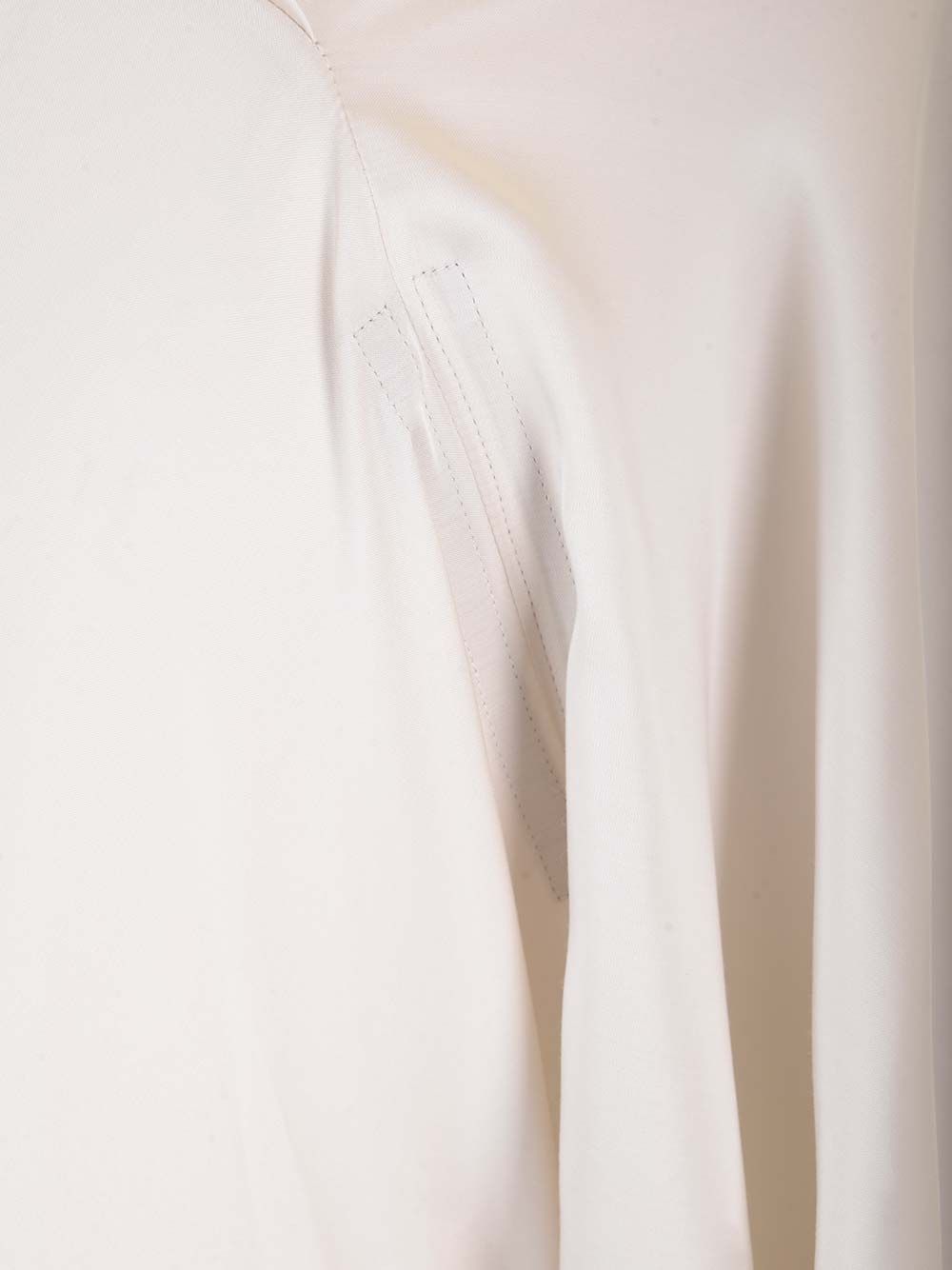 Rick Owens Charmeuse Viscose Cylinder Neck Top Tops - White | 0aec93a77a05b163b734141644d6af7cfe446b5b