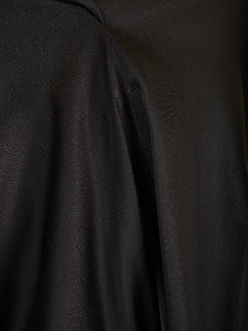 Rick Owens Charmeuse Viscose Cylinder Neck Top Tops - Black | 24fb14aaab342018e9f652baa2407cc6acd2d2fa
